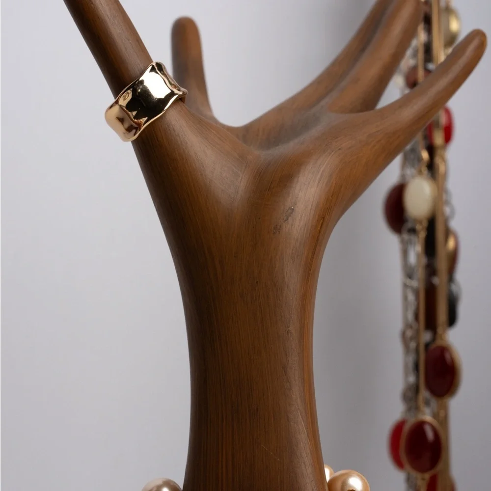 Elegant Gold-Toned Women's‎ Chunky Ring #27